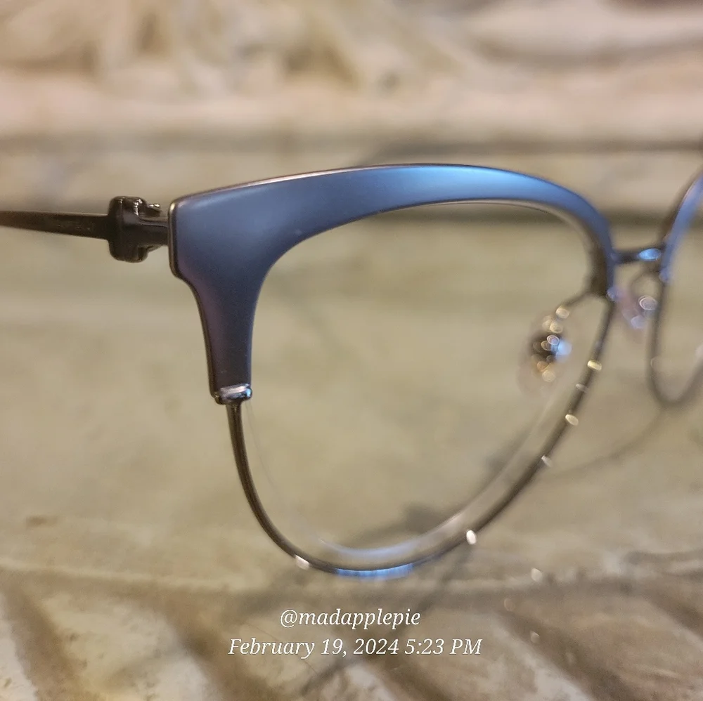 Tiffany & Company TF1132 Eyeglass Frames Cat Eye Metal Frame Luxury #33